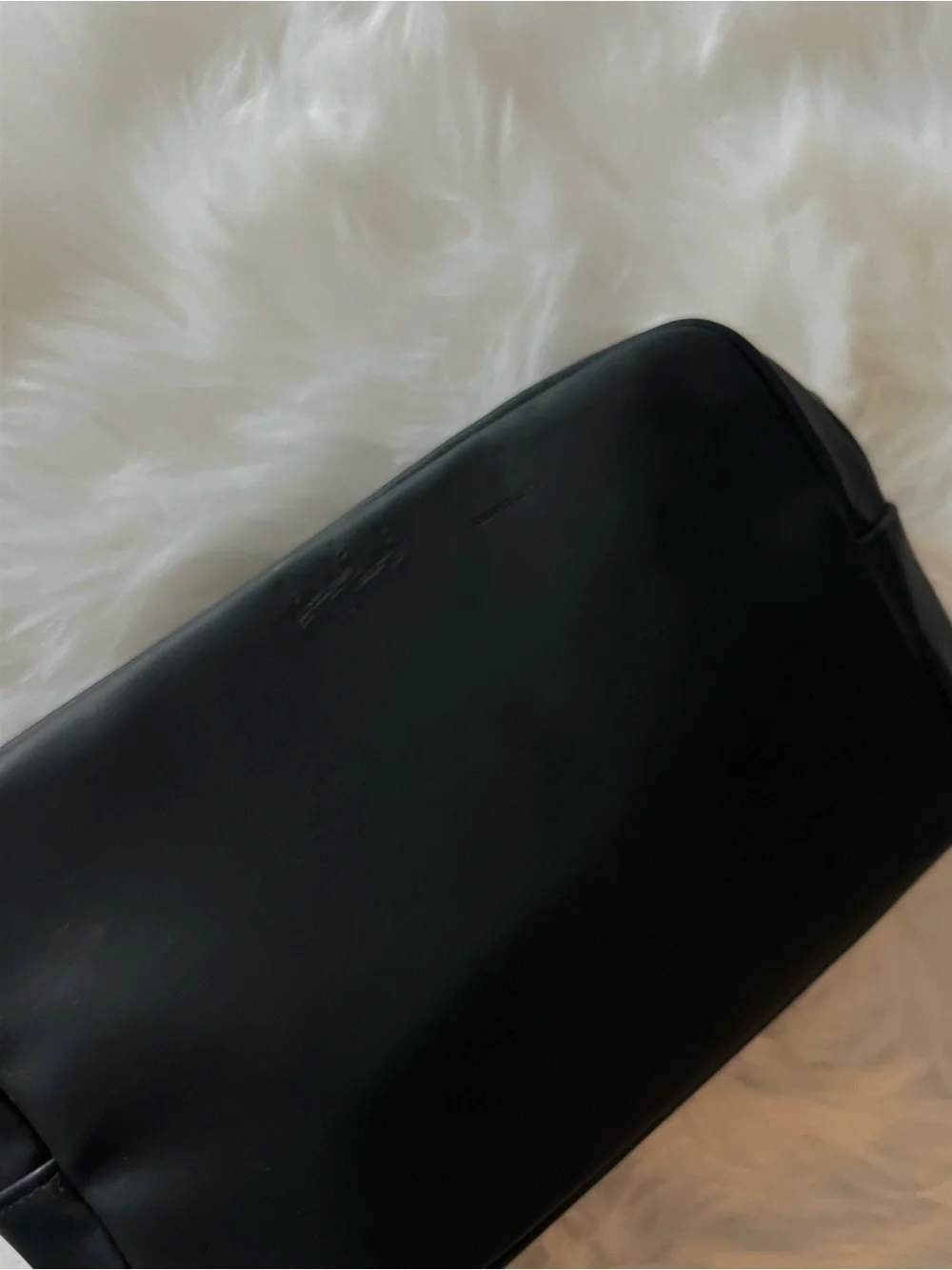 Prada Luna Rossa Ocean Black travel pouch Toiletry Bag